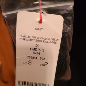 Bebe off shoulder sweetheart dress